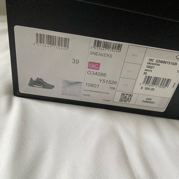 White Chanel athletic shoe, bought at Saks, worn 3 times. - Picture 4 of 7